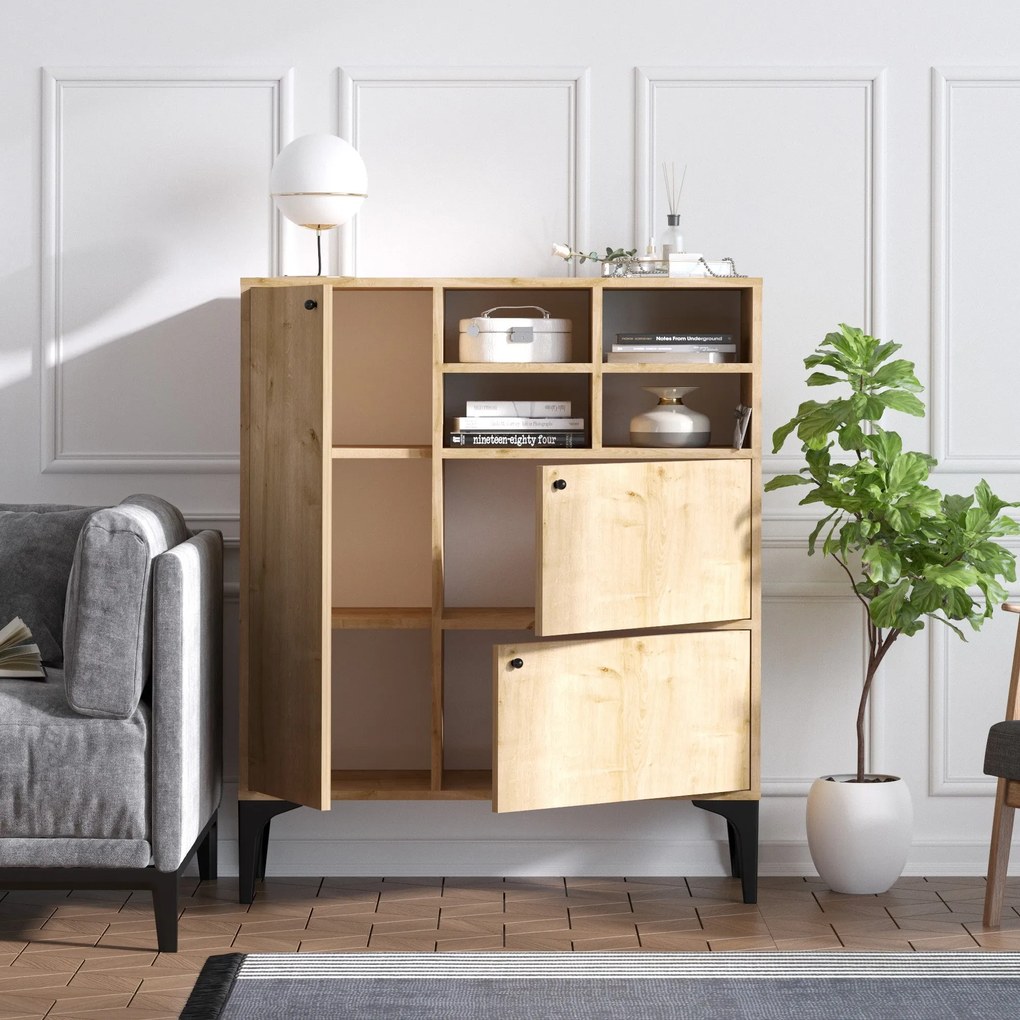 Konzolasztal Ewa - Sapphire Oak