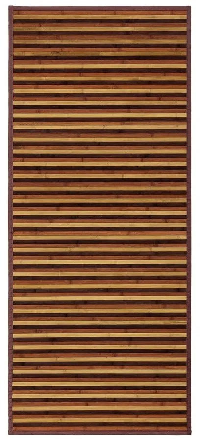 Mustársárga-barna bambusz futószőnyeg 75x175 cm – Casa Selección