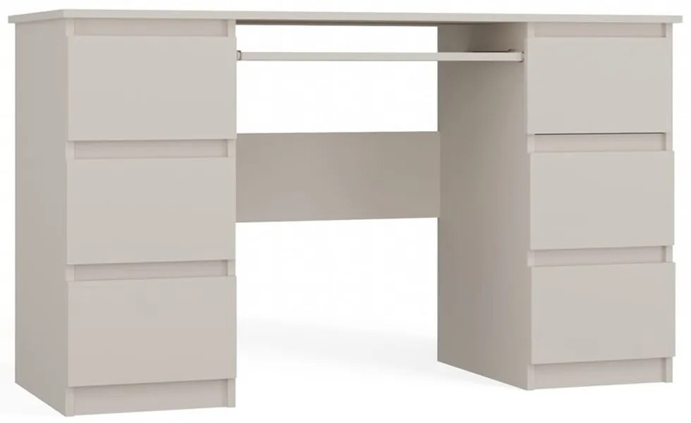 Kashar Kuba számítógépasztal, 130x76x51 cm, kasmír