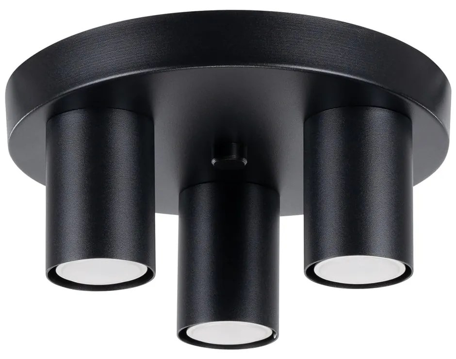 Fekete mennyezeti lámpa Castro – Sollux