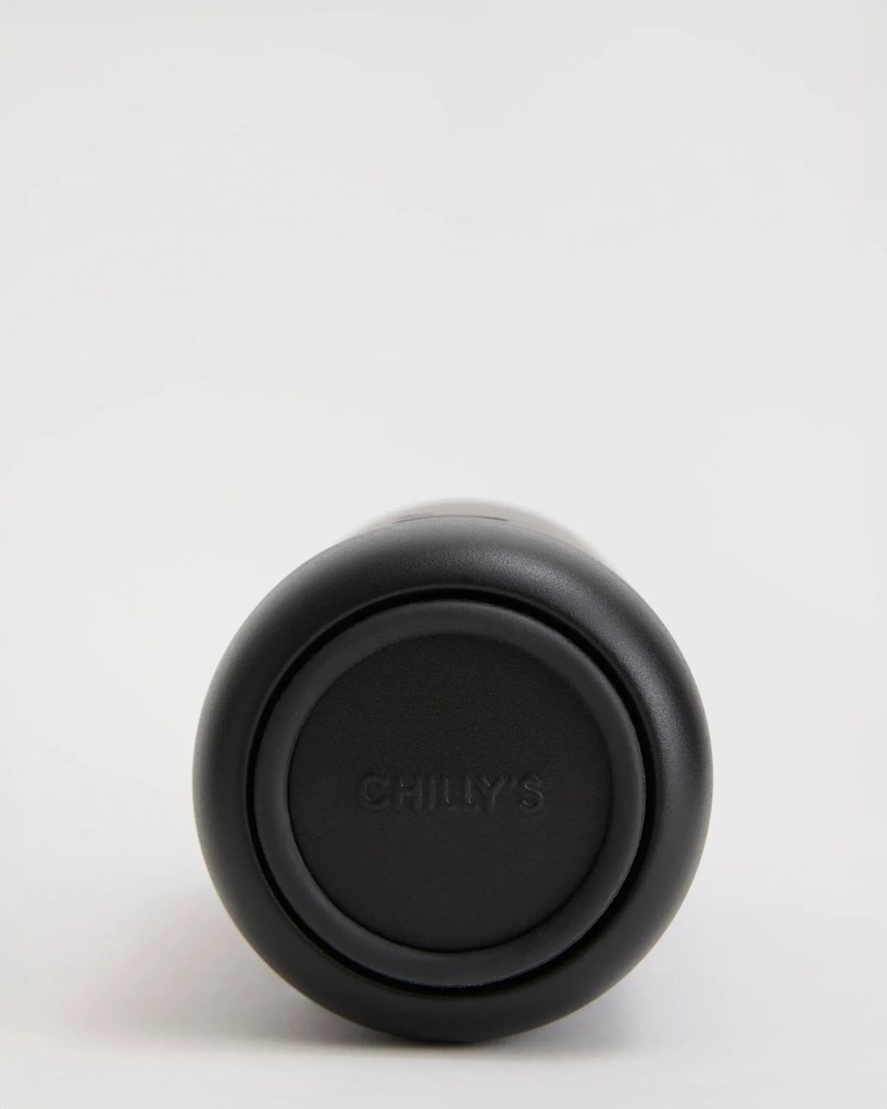 Chilly's Bottles termosz Onyx fekete, 3-as széria, 350 ml