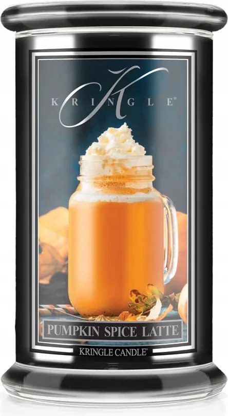 Pumpkin Spice Latte Kringle Candle nagy illatgyertya 2 kanóc (624g)