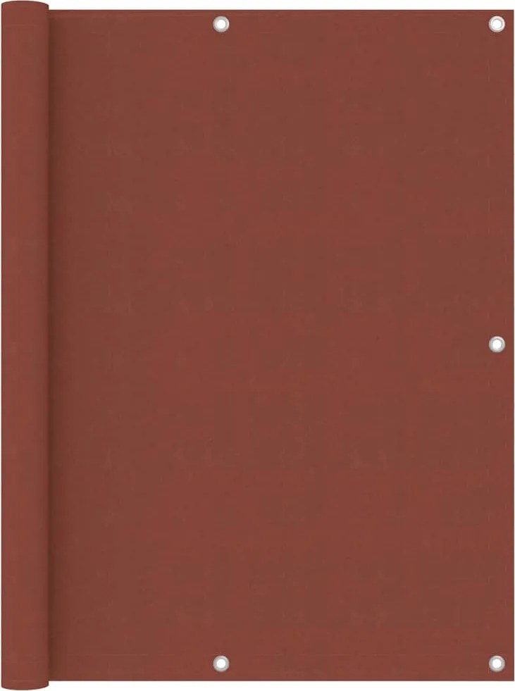 vidaXL terrakotta oxford-szövet erkélyparaván 120 x 300 cm