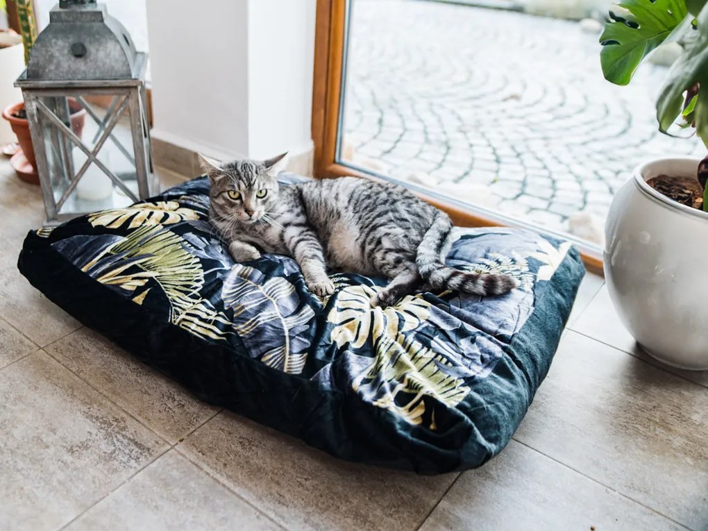 ROYAL PET fekete puha párna kutyáknak 75x60 cm