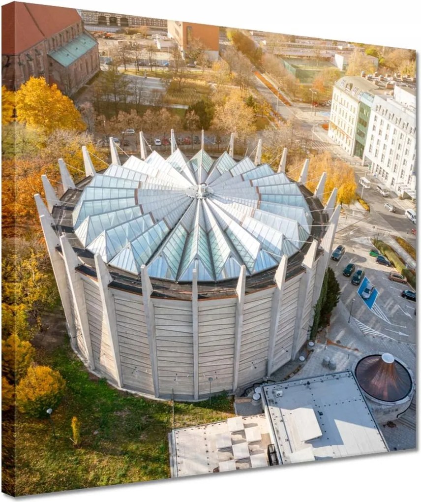 Vászonkép 30x30 Rákóczi-panoráma