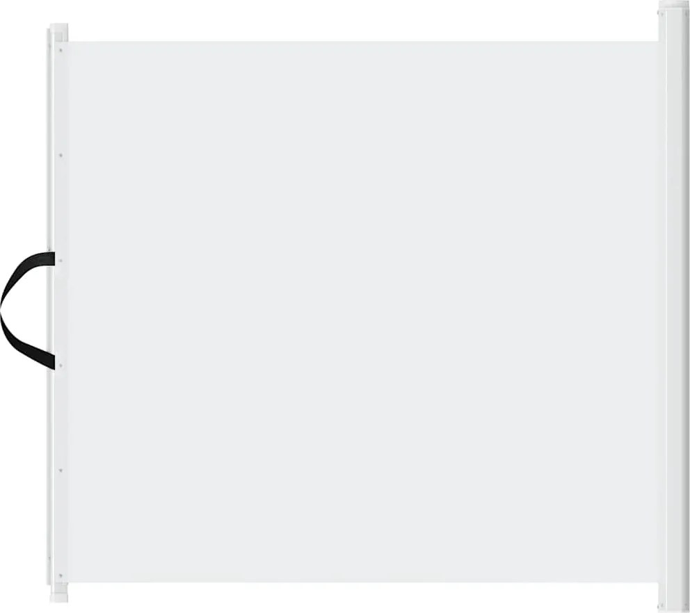 vidaXL behúzható fehér kisállatkapu 102,5x125 cm