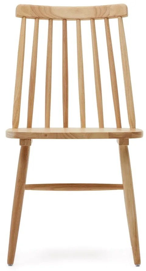 Natúr színű kaucsukfa étkezőszék szett 2 db-os – Kave Home