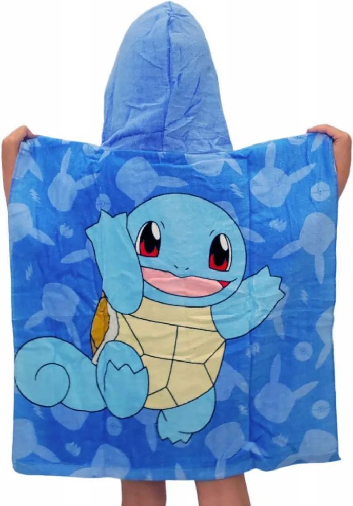 Pokémon Blue strand törölköző poncsó 60x120 cm