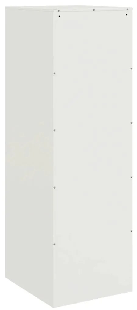 fehér acél tálalószekrény 34,5x39x107 cm