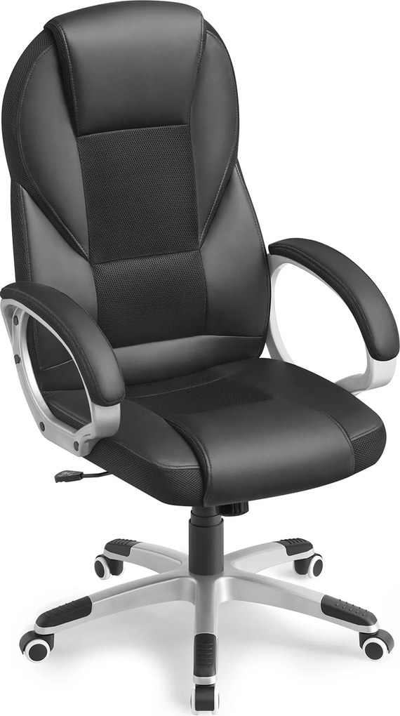 Irodai forgószék, magasságban állítható, kárpitozott vezetői szék