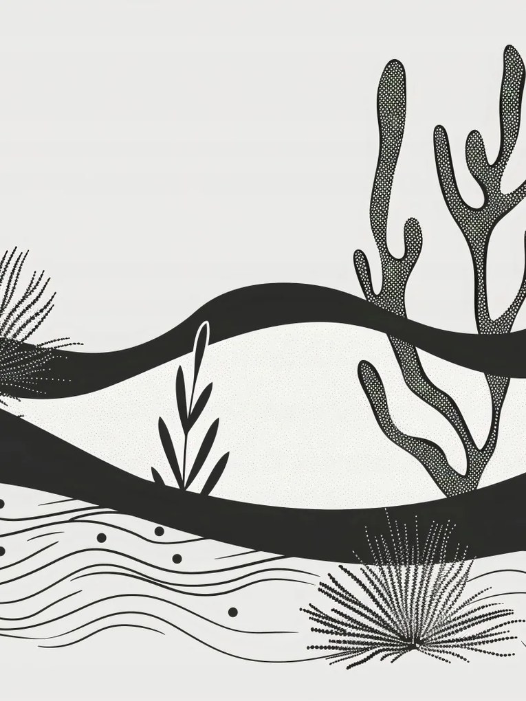 Poszter 75x100cm Kert az éjszakában