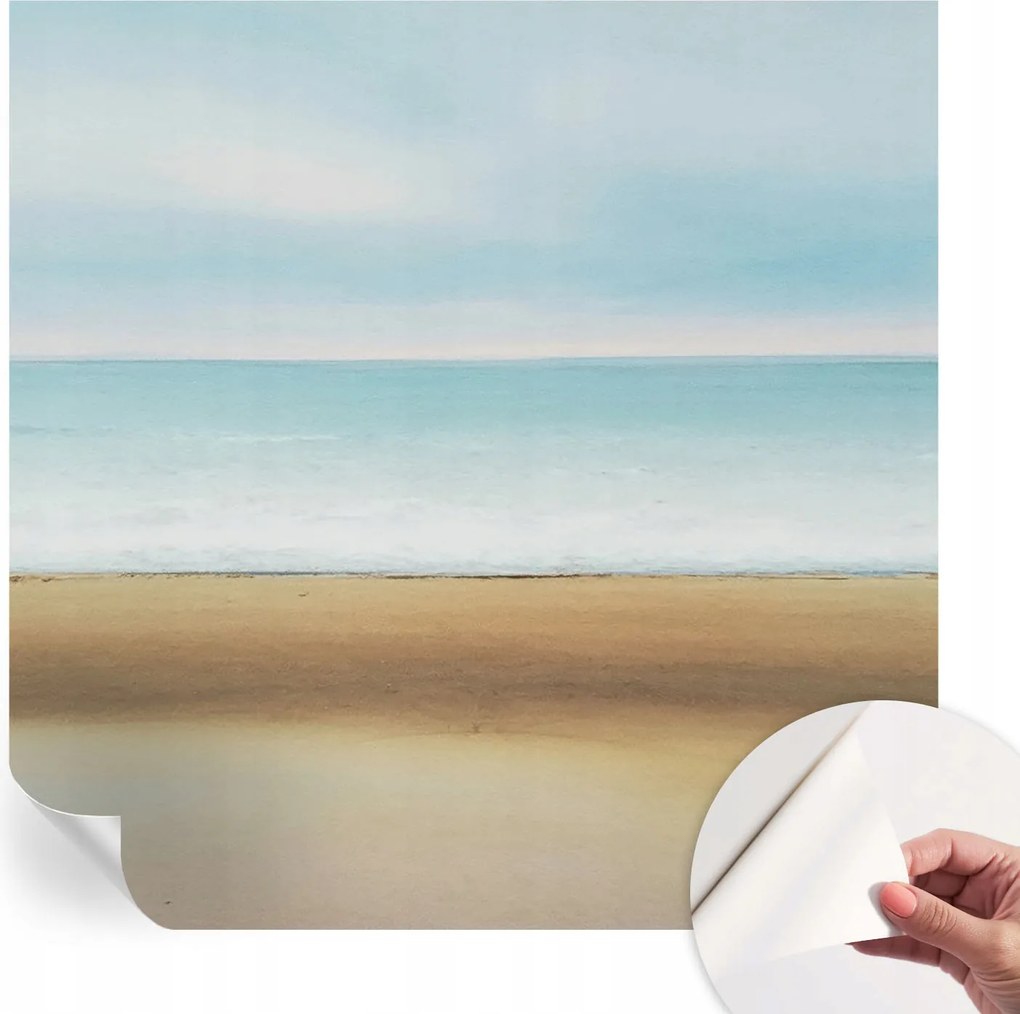 Dekoratív öntapadós fotótapéta az irodába Tengerparti táj 250x250