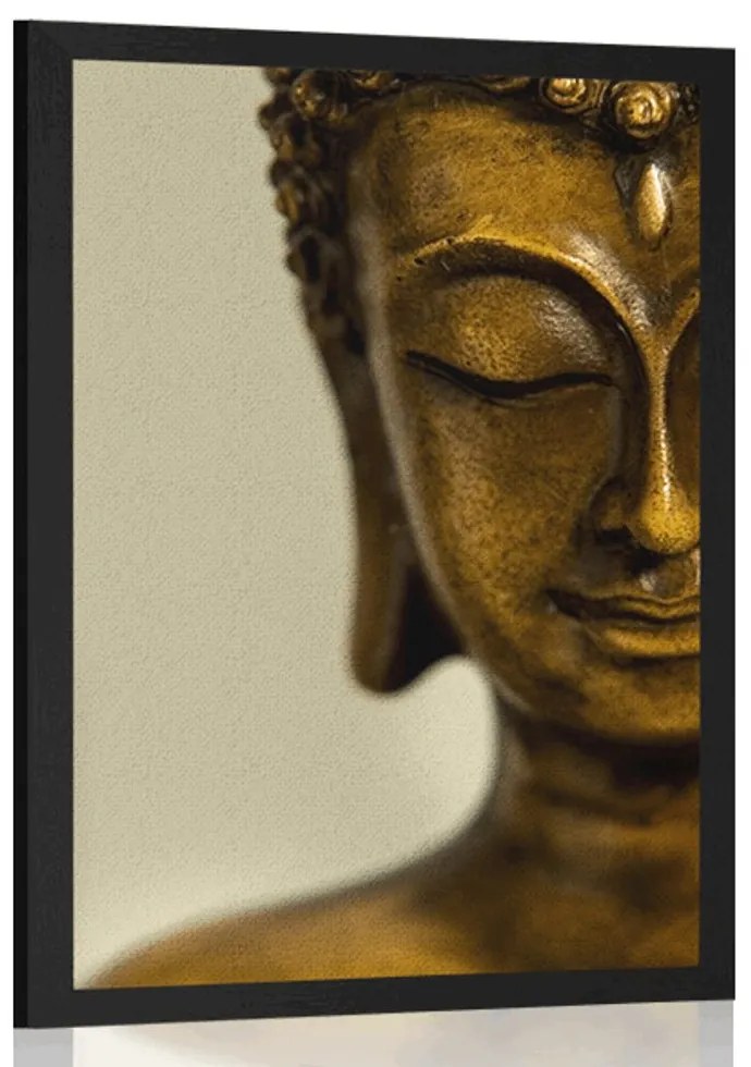 Poszter  Buddha bronz feje