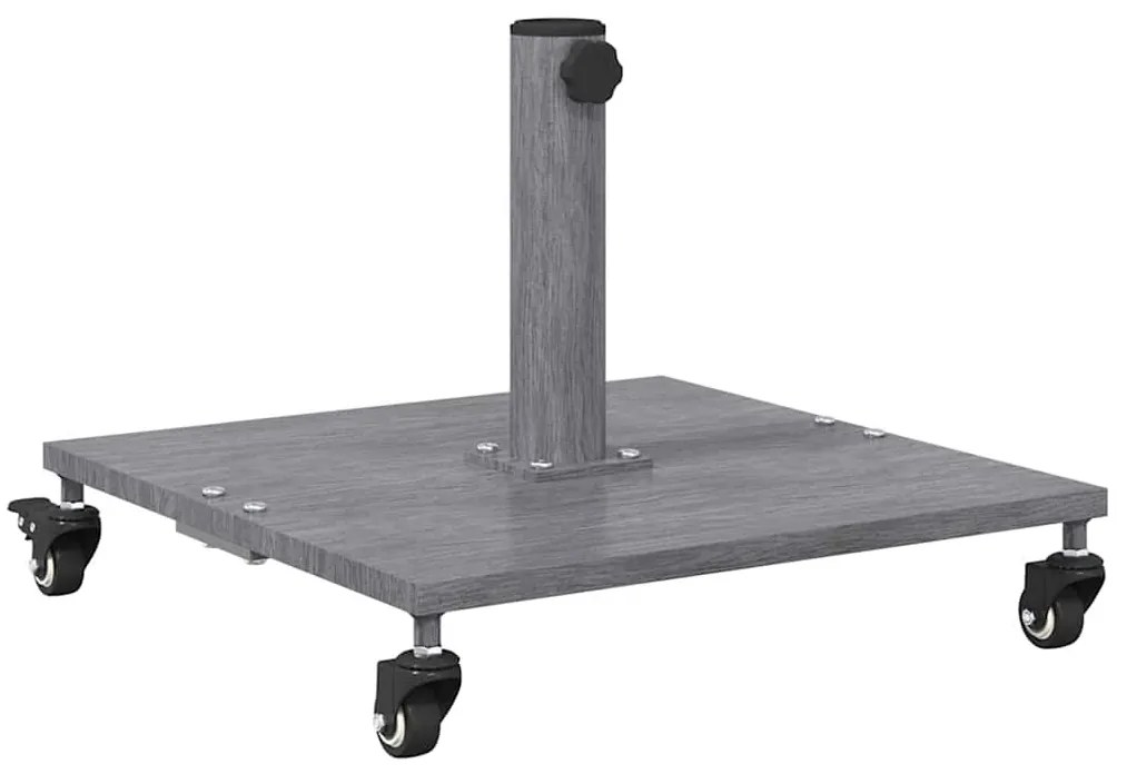 Kültéri Napernyő Tartók Sötét fa 45 x 45 x 31.5 cm Acél