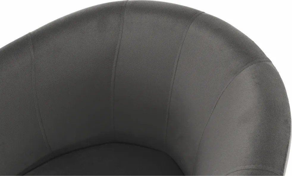 Klub fotel, szürke anyag, CUBA