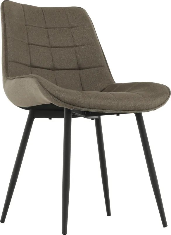 Szék, szürkésbarna taupe/fekete, SARIN