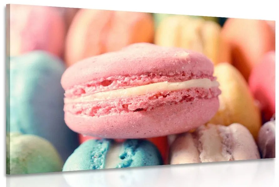 Kép színes macaroons