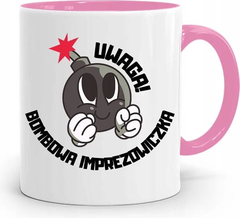 Bulizóknak Bulizós Bögre Rózsaszín, fényképes nyomattal