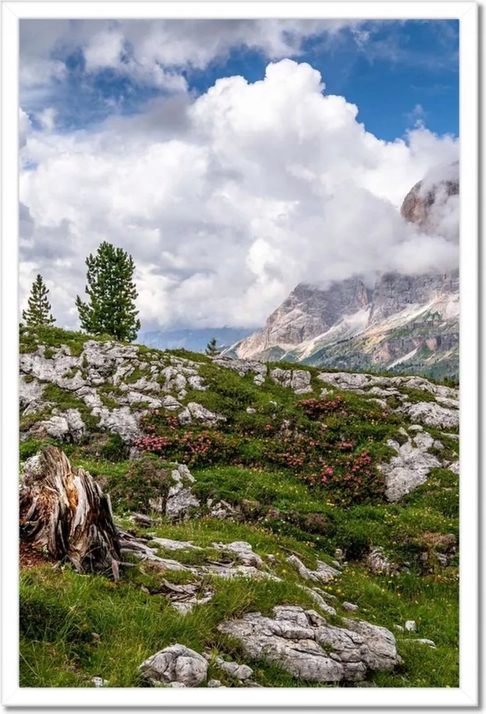 Poszterek keretben 40x60 Hegyi kilátás Tájkép