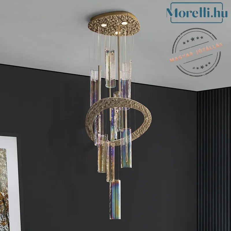 PATRIZIA VOLPATO 7700-S180-CLEAR IRIDE Glamour Függesztett Lámpa LED IP20