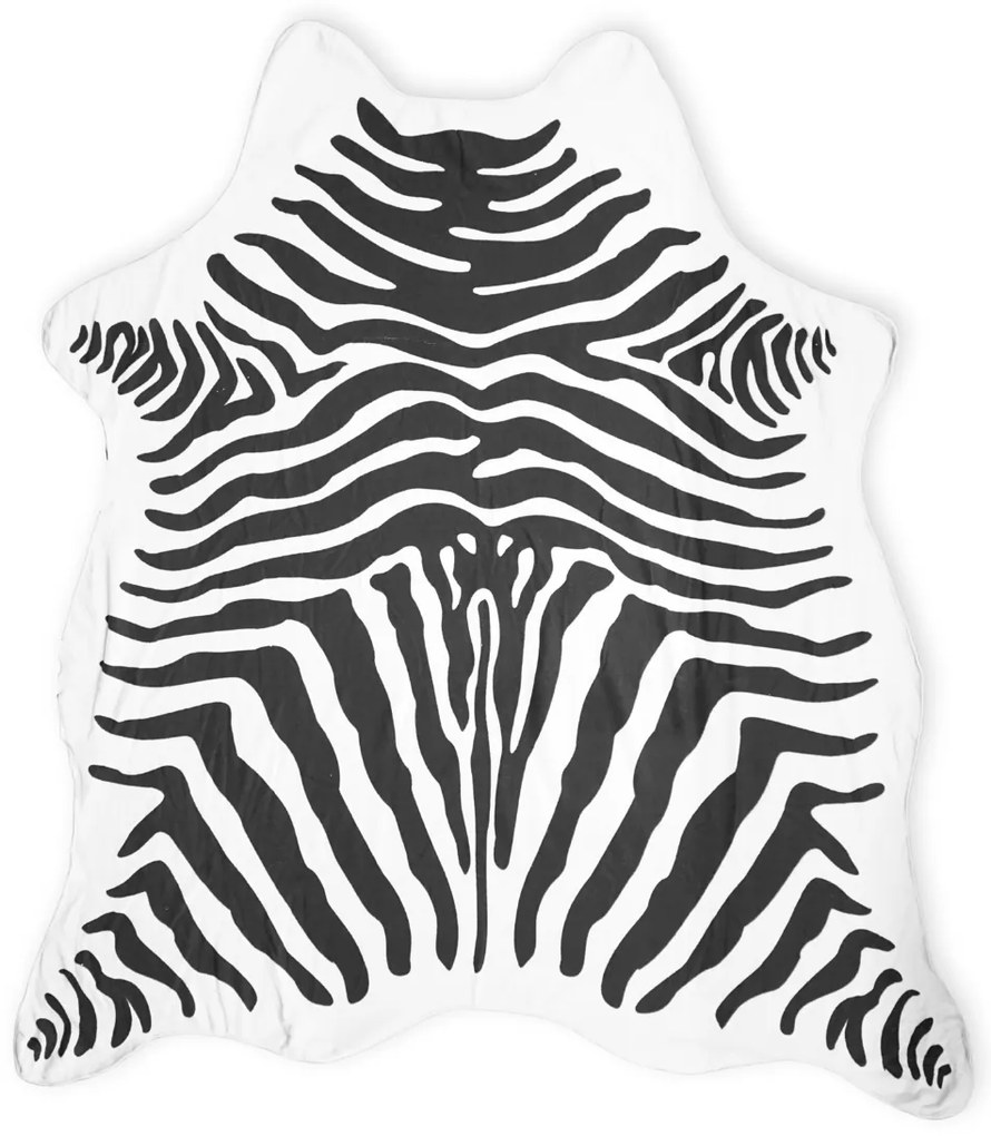 ZEBRA fekete-fehér fürdőlepedő