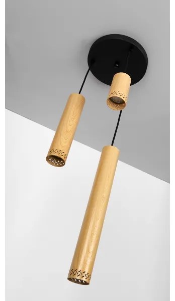 Csillár zsinóron TUBO 3xGU10/25W/230V