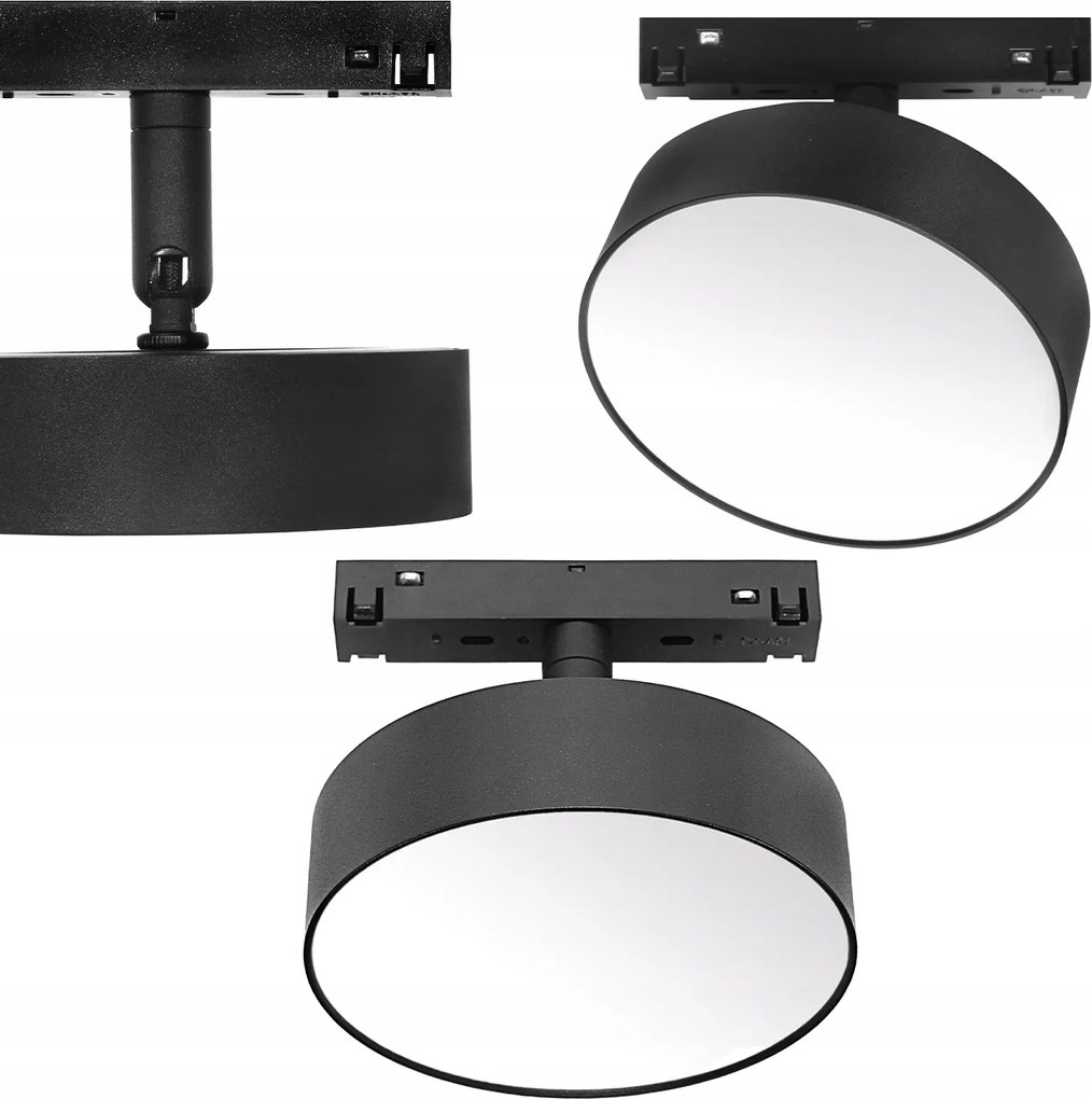 Mágneses Lámpa 14W 4000K Meleg Fényű Hatékony Fekete DDCX-005