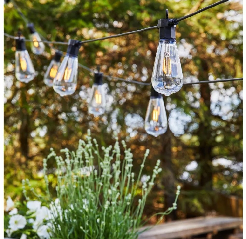 Markslöjd 107293 - LED kültéri dekorációs lánc GIRLANDA GARDEN 10xLED 5,5m IP44