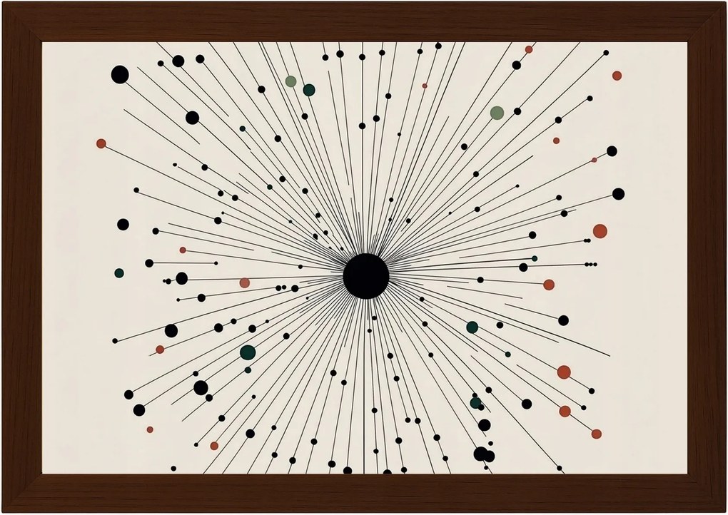 Poszter Keret Fa Grafika Geometria Absztrakt Nap 60x40