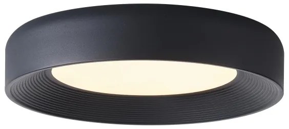 LED Mennyezeti lámpa LED/40W/230V 3000K fekete átm. 50 cm