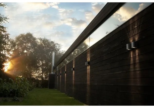 Nordlux - CANTO LED kültéri fali lámpatest 2xLED/5,5W/230V IP44 szürke