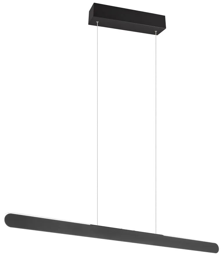 Fekete LED függőlámpa Helios – Trio