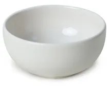 18 darabos lila/fehér kerámia étkészlet