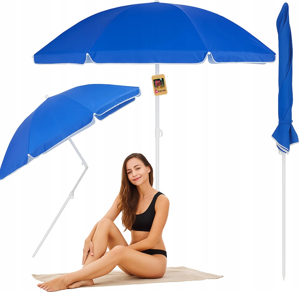 Kerti Strand Napernyő Upf Szűrővel 30+ 155CM Strand Erkély