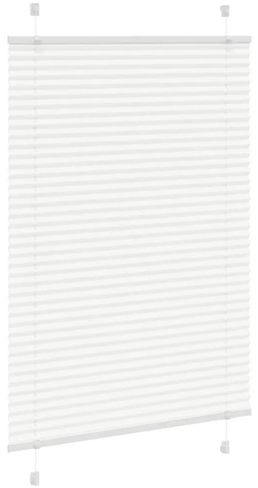 pliszírozott redőny Fehér 85x150 cm szövetszélesség 84,4 cm