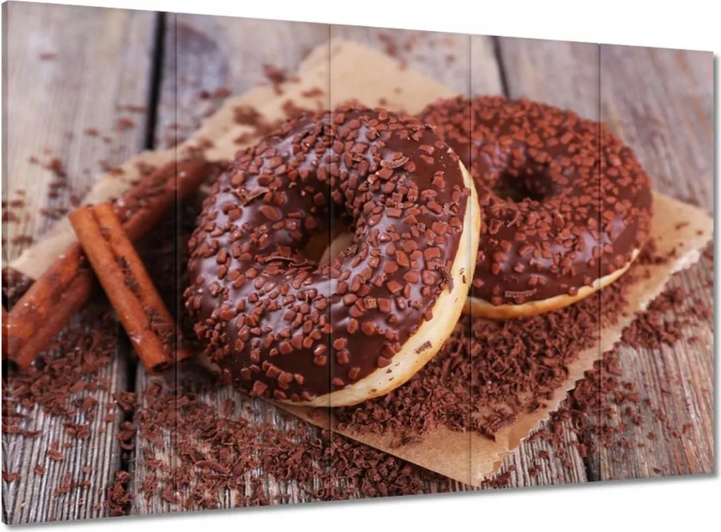 Vászonkép 100x70 Desszert fánk