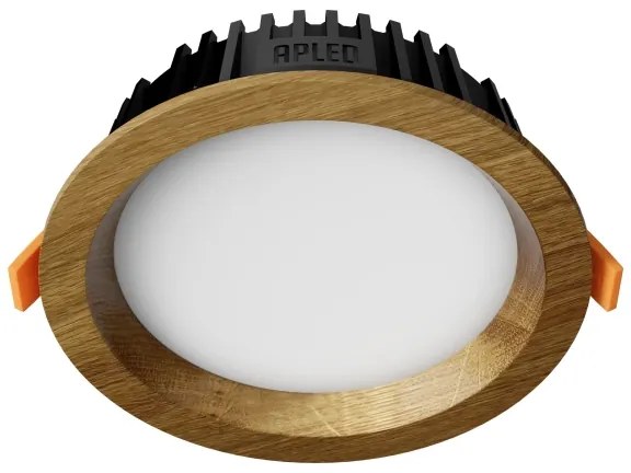 APLED - LED Lámpa RONDO WOODLINE LED/6W/230V 4000K átm. 15 cm tölgy tömör fa