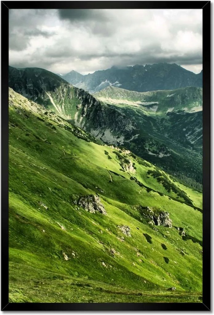 Poszterek keretben 40x60 Tátra Lengyel hegyek Kilátás