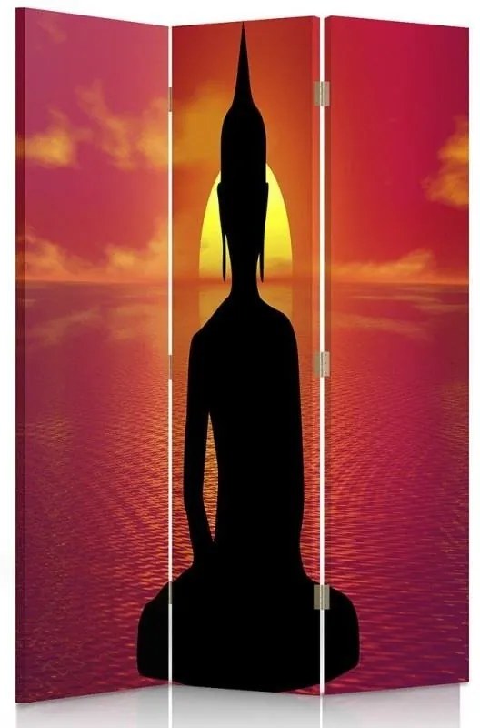 Gario Paraván Buddha Meditáció Méret: 110 x 170 cm, Kivitelezés: Klasszikus paraván