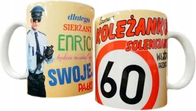 Bögre 60-as Barátnőm, a szülinapos Vicces Bögre hatvanas évekre