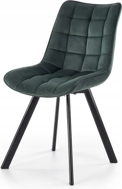 Modern szék a nappaliba kényelmes sötét zöld