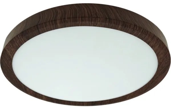 LED mennyezeti lámpatest LED/18W/230V 3000/4000/6500K átm. 23 cm barna