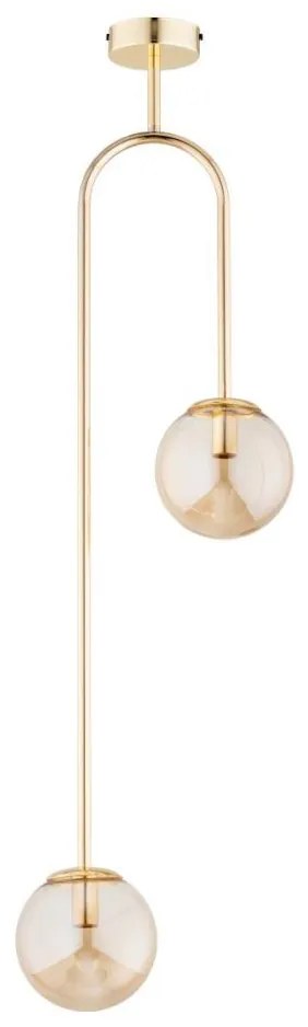 Csillár rúdon VECTOR 2xE14/10W/230V arany