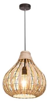 Rabalux 7604 - Csillár zsinóron ZAHARA 1xE27/40W/230V