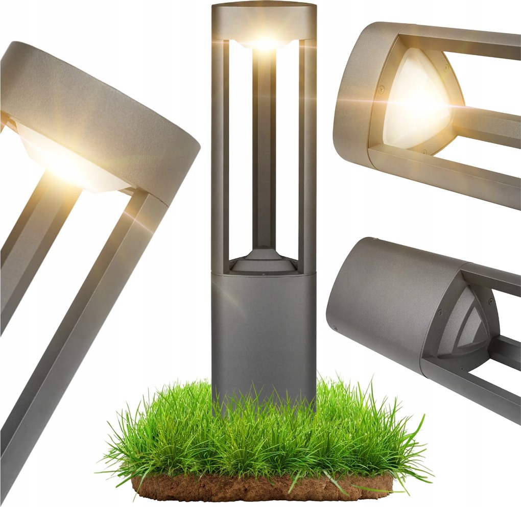 LED-es kerti álló lámpa 60cm kültéri álló oszlop GX53 Led IP44