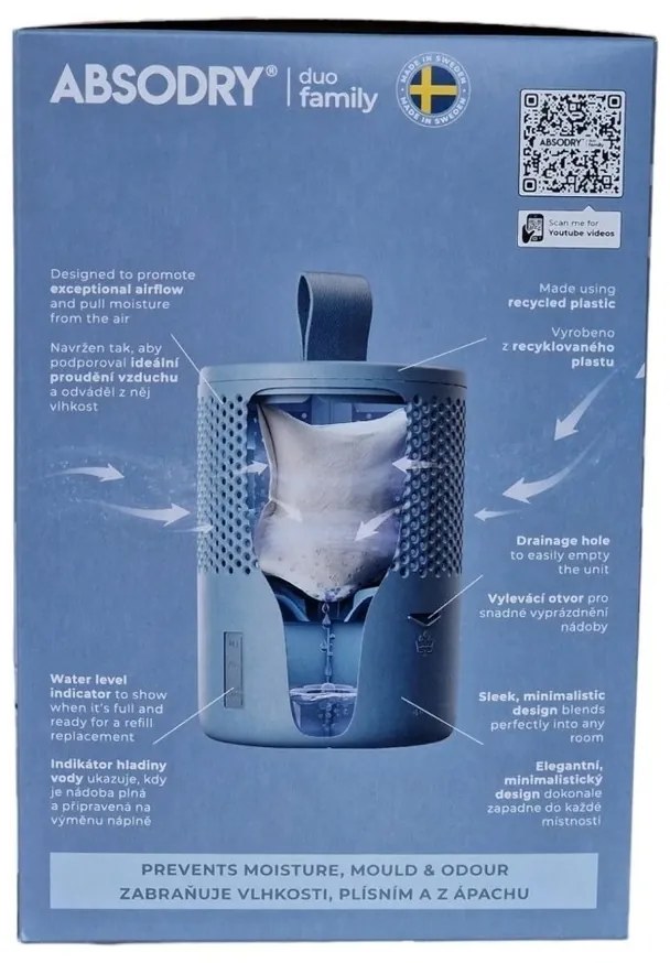 Everbrand Absodry Duo Family Bag 6-series páramentesítő, 50 m3-ig, kék