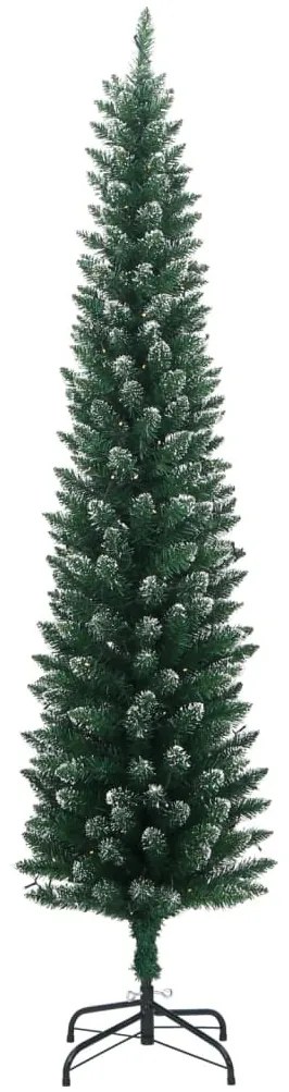 vékony műkarácsonyfa 150 LED-del 120 cm