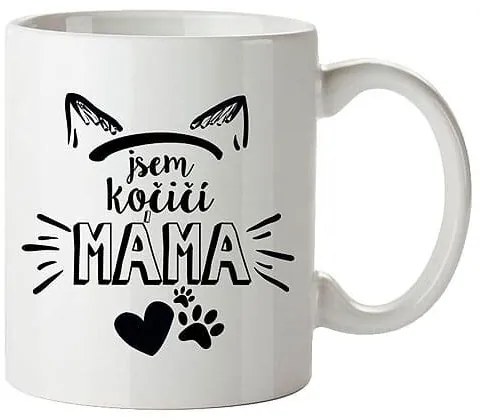 Bohemia Gifts Kerámia bögre - Macska mama vagyok, 350 ml