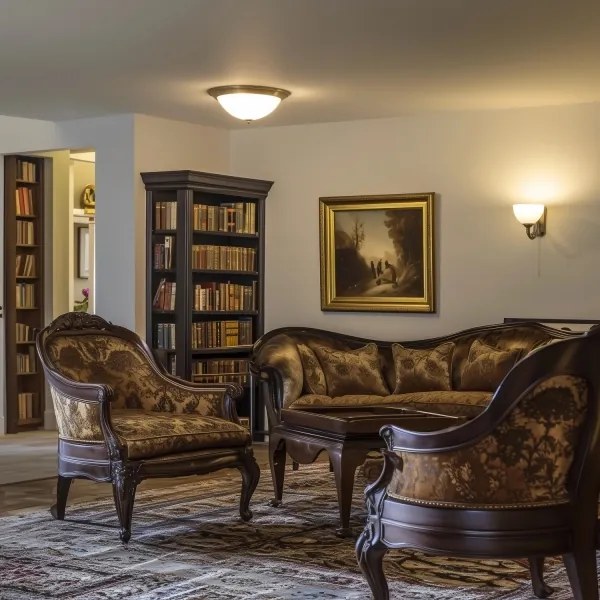 Brilagi - Mennyezeti lámpa CLASSIC 3xE27/60W/230V bronz