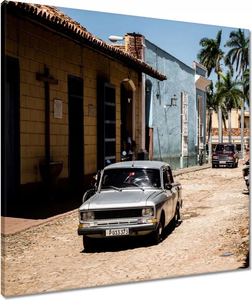 Vászonkép 60x60 Lada Kubai taxik